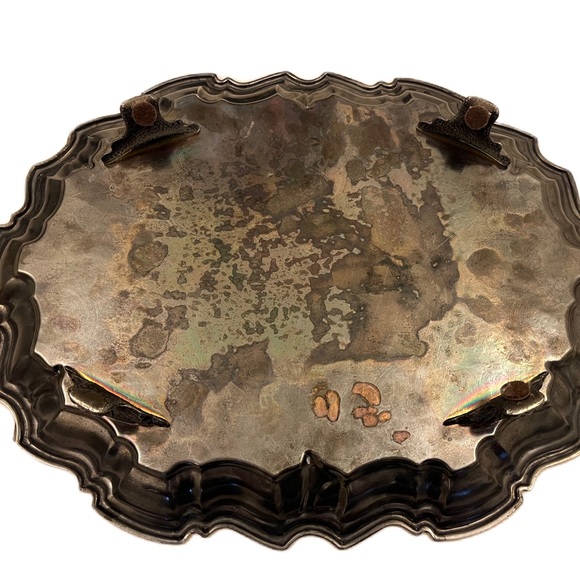 Leonard silver pleated tray - Picture 8 of 8